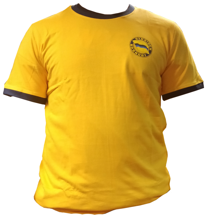 Sydsiden logo m. blå krave t-shirt