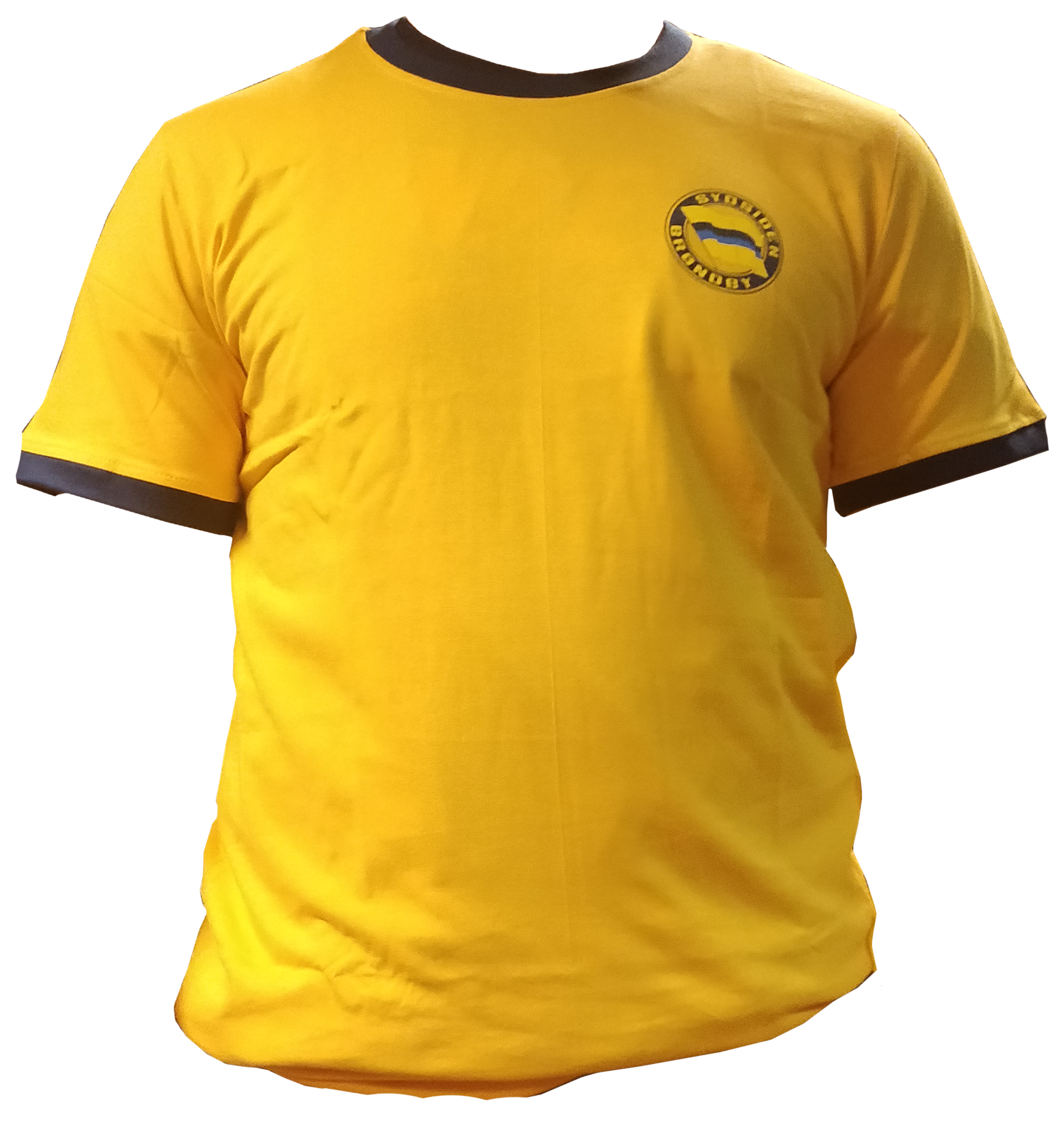 Dwelling tobak låg Sydsiden logo m. blå krave t-shirt – Sydsiden Brøndby