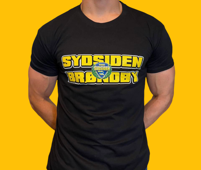 Sydsiden Brøndby t-shirt sort