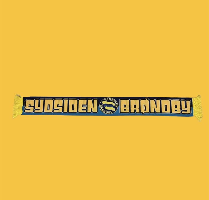 Sydsiden Brøndby Scarf (lyseblå/mørkeblå)