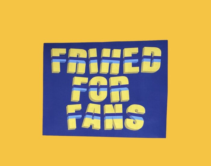 Frihed for fans striber (blå)